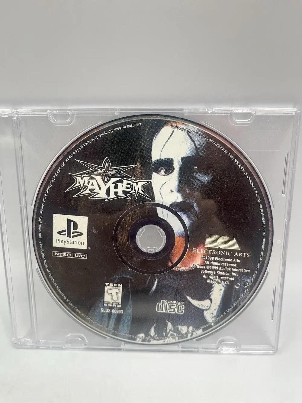 WCW Mayhem - Loose Sony PS1 Playstation 1 Disc